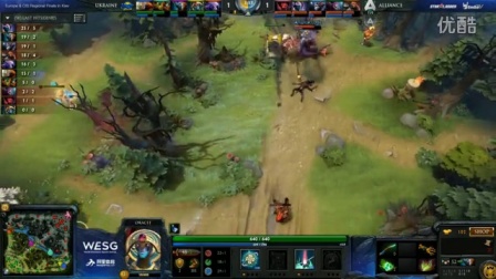 WESG2016 欧洲总决赛 DOTA2项目 UKRAINE vs ALLIANCE BO3 第二场