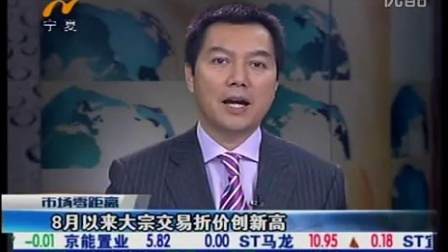 市场零距离 2010 方星海：上海鼓励金融国资尽快证券化 100818 市场零距离