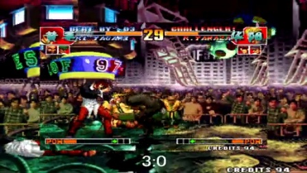 《KOF97小狼解说》黄毛VS华阳-铁马骝上演双飞天大战