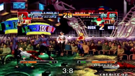 《KOF97小狼解说》小吖VS辉辉-师徒战神乐仙人模式阵全场