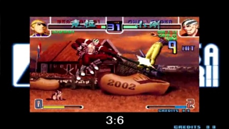 《KOF2002小狼解说》克拉VS小刚-全人物精通乱战