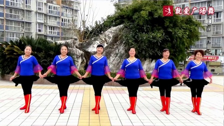 最新特色藏族风格健身舞《格桑姑娘》谢春燕原创广场舞