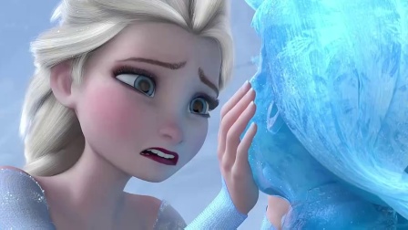 《冰雪奇缘  普通话》  生一线 安娜为艾莎挡剑化冰雕