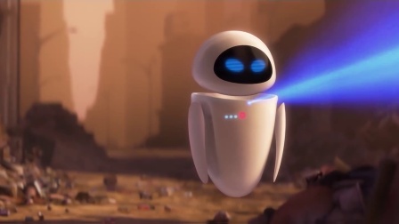 《机器人总动员》  偷看新伙伴翱翔 遭火力攻击吓破胆