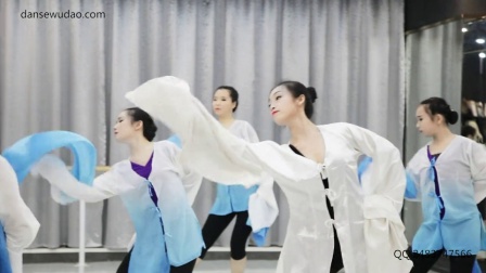 【单色舞蹈】中国舞教练班学员学习展示 唯美水袖舞-敢为天下先