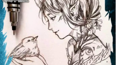 玮哥手游王：从手残党到大触，她只用了一支笔，画遍了动漫里的少女！