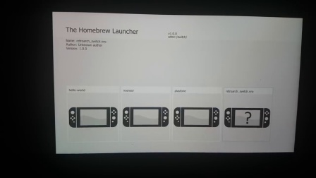 Homebrew Launcher Nintendo Switch 支持固件3.00