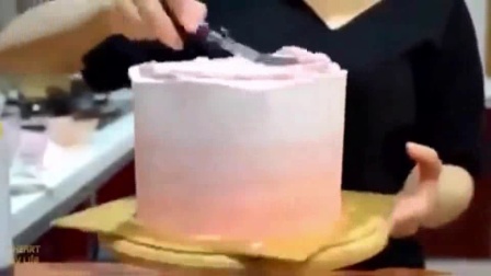 创意翻糖蛋糕 奶油蛋糕装饰裱花制作教程爱的礼物蛋糕
