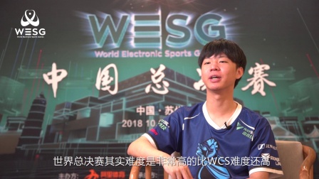 星际争霸2冠军TIME采访_WESG2018-2019赛季中国总决赛