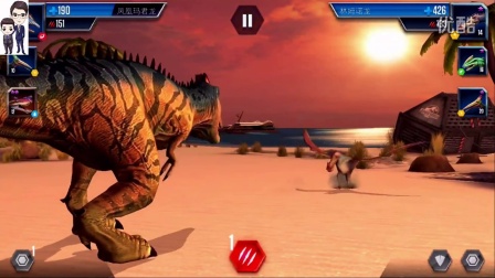 侏罗纪世界游戏第95期：混种恐龙配对战斗★恐龙公园