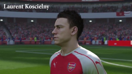 《FIFA 16》阿森纳球员真实脸型展示