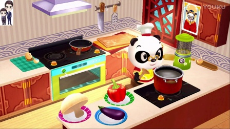 熊猫博士亚洲餐厅：做菜类小游戏
