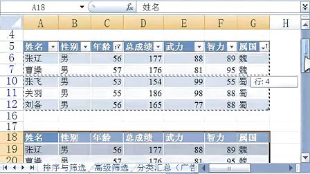 Excel2007_15_数据筛选和排序