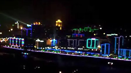 达州宣汉夜景视频