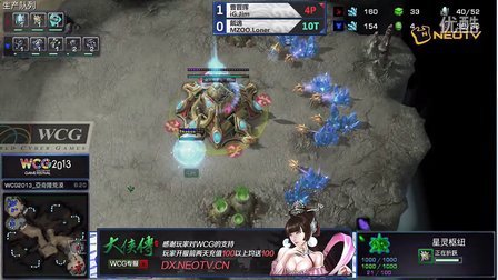 三星WCG2013中国区总决赛1011 星际争霸2 iG.jim vs Zoo.loner 2