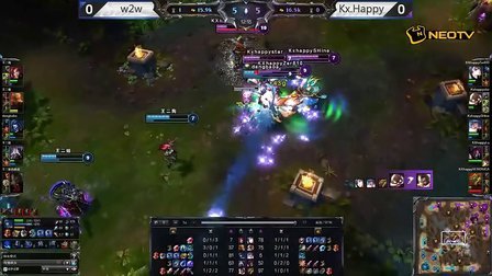 三星WCG2013中国区总决赛1011 LOL 小组赛 Kx.Happy VS w2w