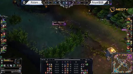 三星WCG2013中国区总决赛1012 LOL 8进4 Rstars VS Royal皇族2