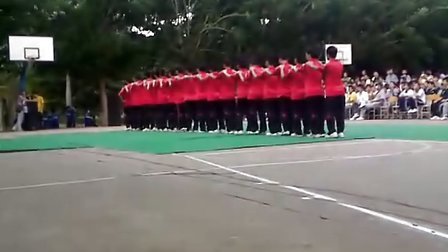 海南省高级技工学校09机电1班跳兔子舞比赛