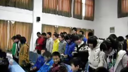 柳新镇中心中学初二地生会考动员大会