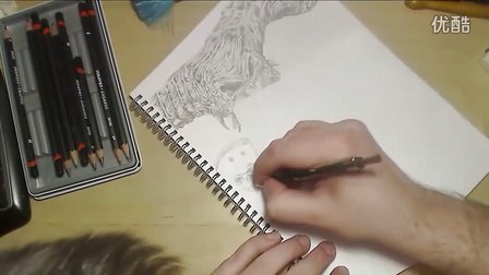 暗黑破坏神3野蛮人素描手绘作品欣赏