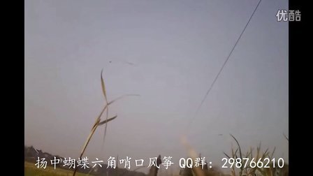 扬中蝴蝶六角哨口风筝 QQ群：298766210 （13）测试尾巴