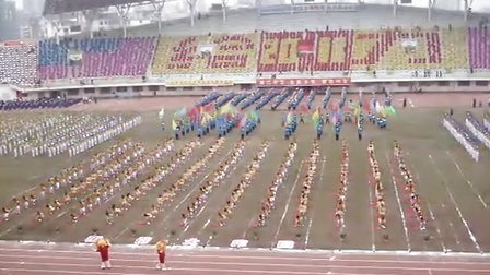 2011赣州市章贡区中小动会开幕式之厚德外国语学校大型团体操表演（DV）
