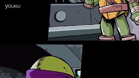 忍者神龟2012版游戏《屋顶狂奔》开头动画