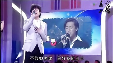 香港街头艺人彭梓嘉演唱《让一切随风》。高手