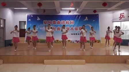 绛州春晖网络传媒新绛县爱国歌曲大家唱初中组校园舞蹈示范