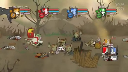 舞秋风实况 - Castle Crashers 城堡毁灭者 EP.1 救公主的团队