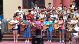 广西民族大学吉他协会2014吉他之夜 集体排练  不再犹豫