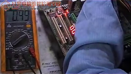红警主板维修培训视频教程_945主板不开机内存无供电维修案例