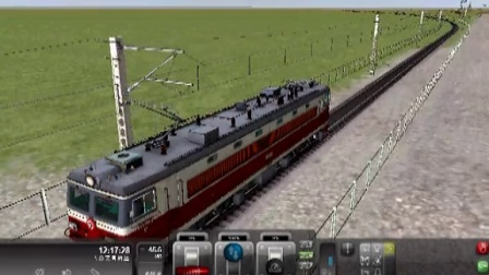 模拟火车2012自制线路信号机及机车信号联控测试