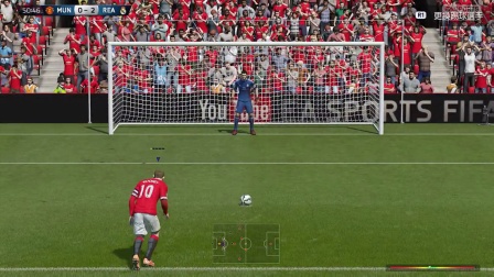 PS4 FIFA15 联机对战 曼联V皇马 点球帽子戏法