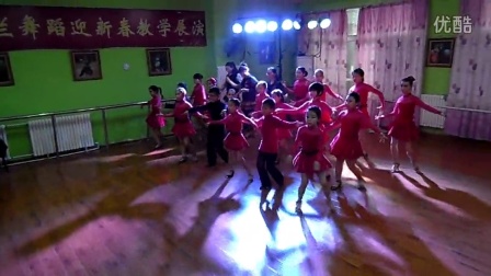 宁夏银川新兰拉丁瑜伽舞蹈培训机构中大班单人套路表演