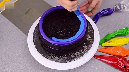 教你制作五颜六色的彩虹蛋糕[高清]