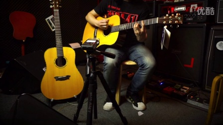 圣马可2015年新款st100 st500全单吉他对比视听音频未后期处理 南京木弦吉他出品