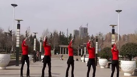 一天一次《山歌好比春江水》广场舞教学 广场舞蹈视频大全_标清