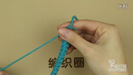 绳链编织结尾时线头的处理方法编织方法视频