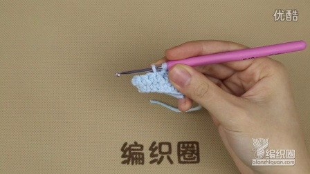 在短针针眼间接线的方法手工编织款式