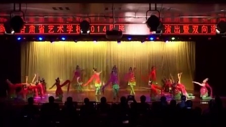 甘肃省艺术学校10级舞蹈班毕业汇报舞蹈《镜花水月》