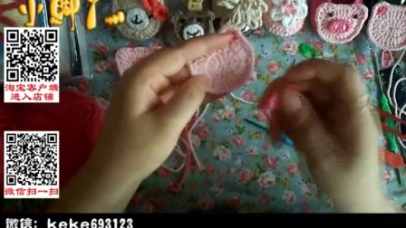 【小脚丫】（小猪4）婴儿毛线鞋宝宝毛线编织鞋毛线编织教程怎么编图解视频