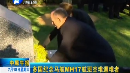 多国纪念马航MH17航班空难遇难者 中原午报 150718