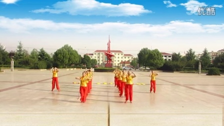 全国广场舞比赛 马陵山秋舞飞扬《中国美》队形版