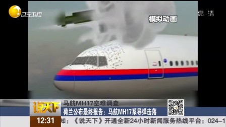 马航MH17空难调查：荷兰公布最终报告——马航MH17系导弹击落 说天下 151014