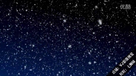 L00662精品冲冠LED视频设计大屏幕素材 蓝色冬天夜晚雪花飘落下雪