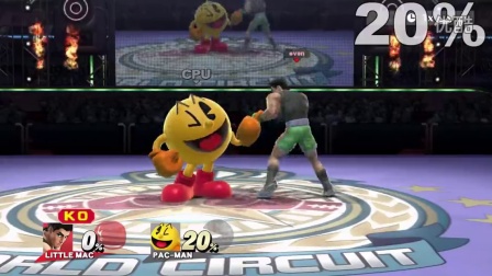 任天堂大乱斗wii U 小麦克的ko拳威力有多大