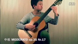 南昌衷琴局学员李天澈 中板 MODERATO op.35 Nr.17 索尔 古典吉他