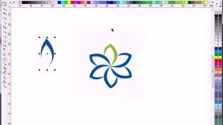 cdr精通教程 cdr平面设计教程 cdr广告设计 loga设计 cdr旋转花卉图标