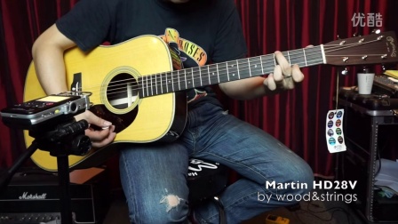 马丁Martin hd28v民谣吉他音色视听评测 南京木弦吉他
